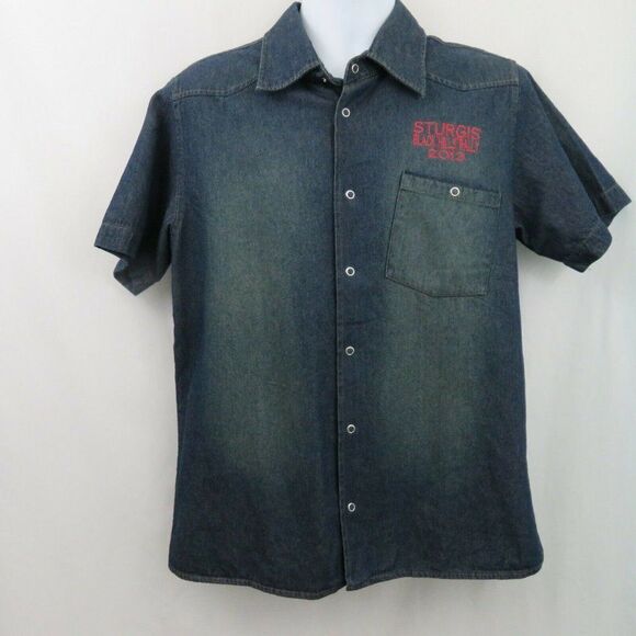 Sturgis Black Hills Rally 2013 Shirt Motorcycle - Picture 2 of 11